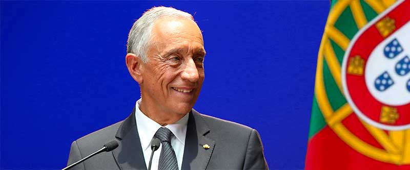 Le président, Marcelo Rebelo de Sousa