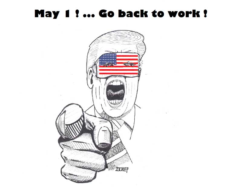 COVID - May 1, ... Go back to work